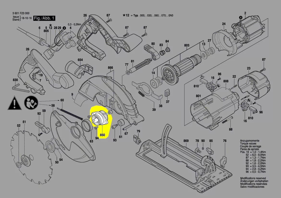 boîte de transmission réf. 1 619 P06 392 Bosch